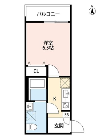 園田駅 徒歩4分 1階の物件間取画像